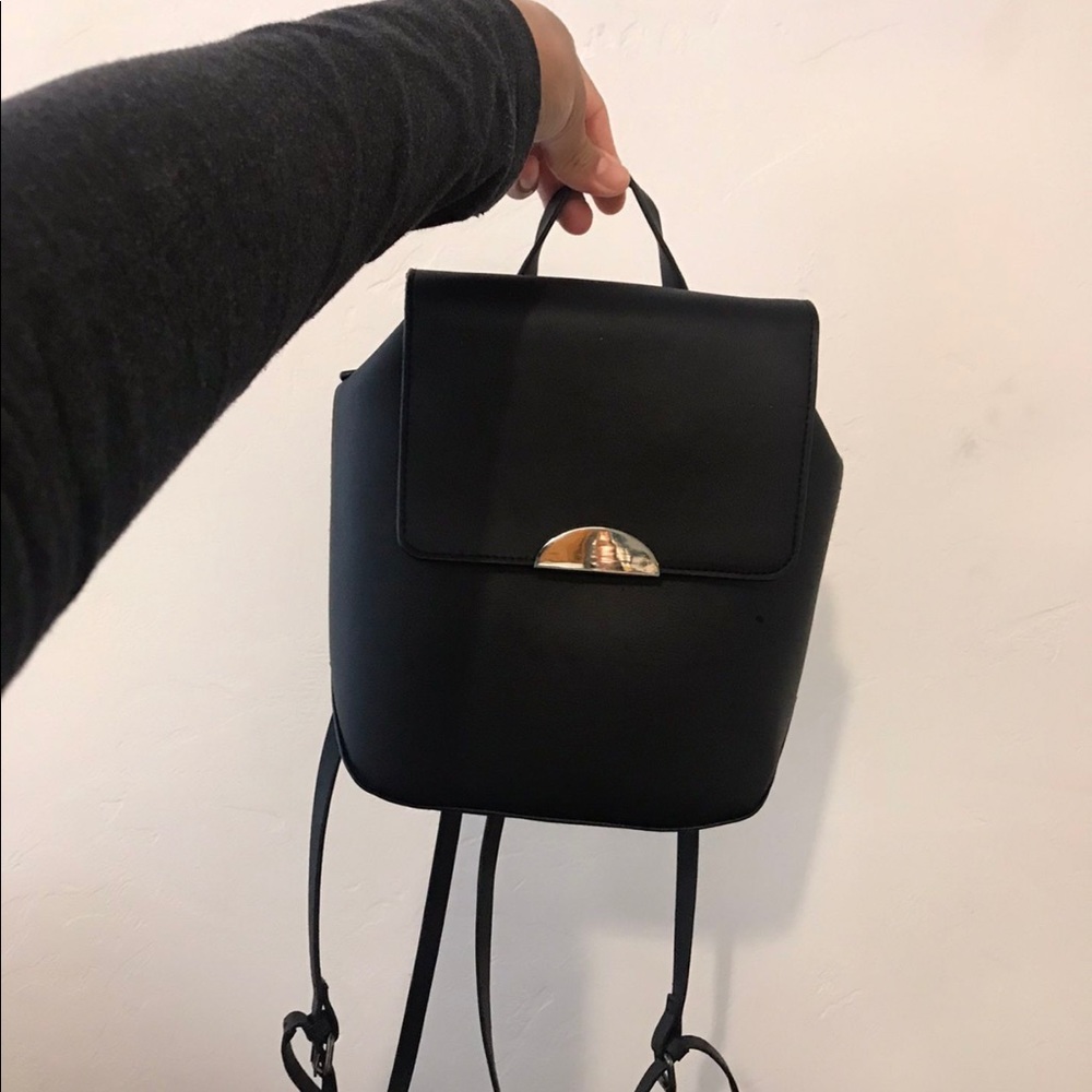 Black little backpack